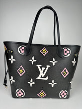Load image into Gallery viewer, Louis Vuitton Giant Monogram Wild At Heart Neverfull MM Black