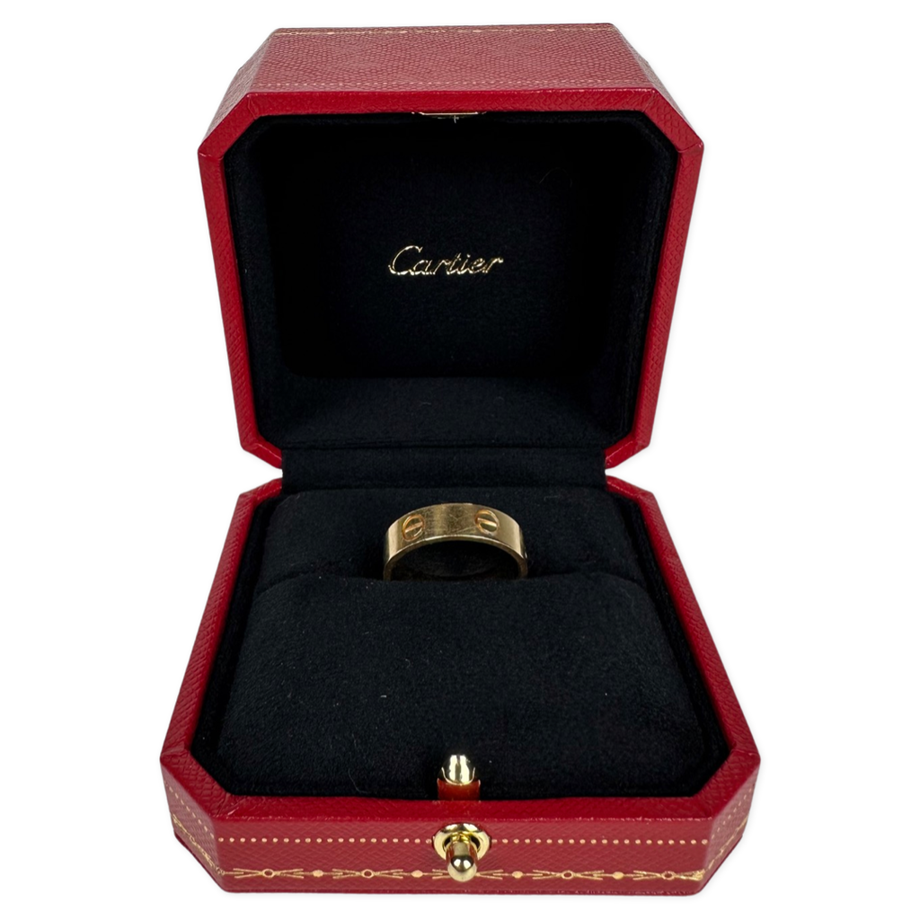 Cartier 18k Gold 5.5mm Love Ring Size 57EU/ US8