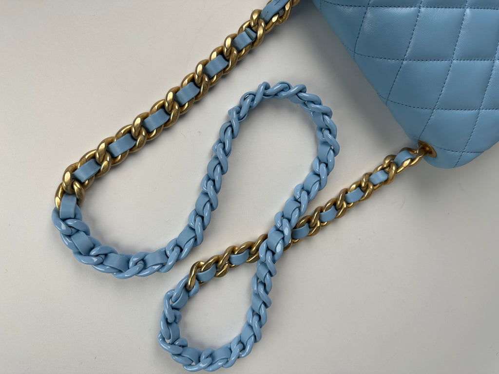 Chanel Vintage Silk Rope Flap Bag
