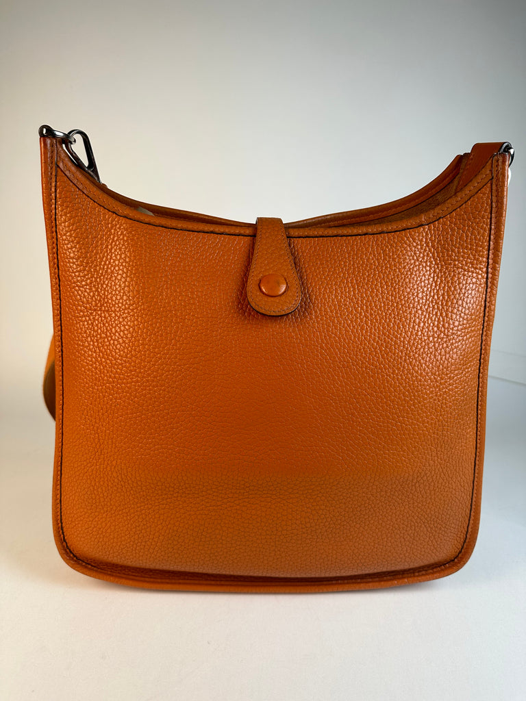 Hermes Taurillon Clemence Evelyne II PM 29 Orange
