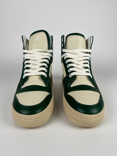Saint Laurent SL/24 Mid Top Sneakers White Dark Green Size 37EU
