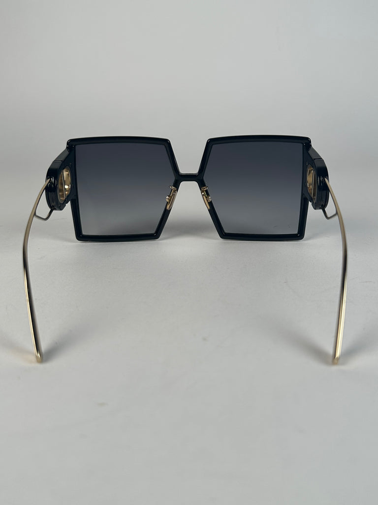 Dior 30 Montaigne Sunglasses Black/Gold