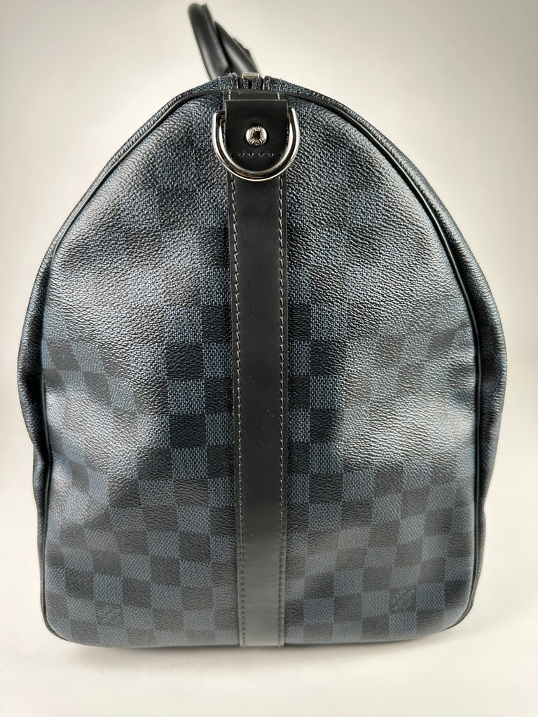 Louis Vuitton Keepall Bandouliere Damier Cobalt 45 Black/Cobalt in