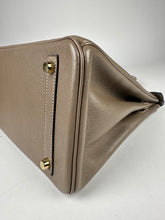 Load image into Gallery viewer, Hermes Birkin 30 Evercolor Leather Etoupe GHW