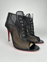 Load image into Gallery viewer, Christian Louboutin Open Ondessa 100 Mesh Black Size 37.5EU