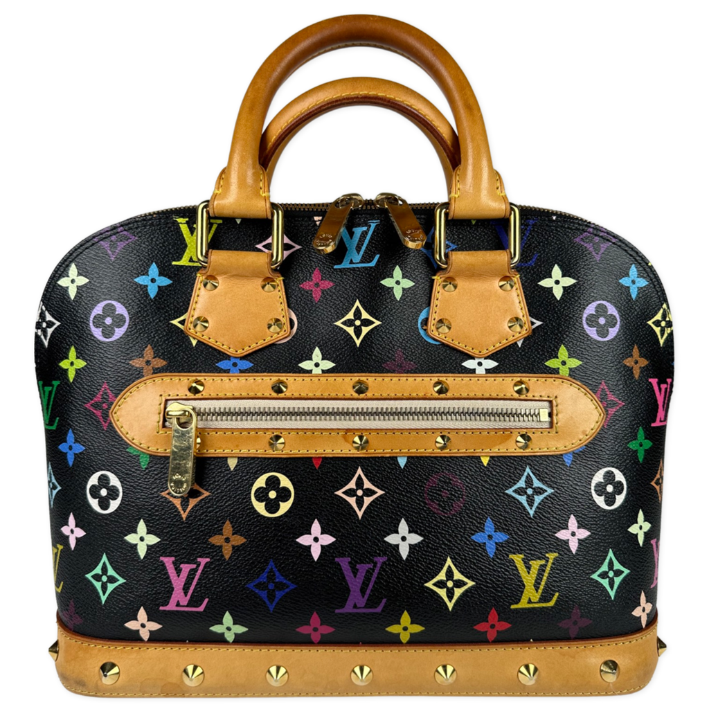 Louis Vuitton Monogram Multicolor Alma PM Black