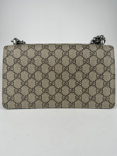 Load image into Gallery viewer, Gucci Monogram GG Small Dionysus Shoulder Bag Beige Crystal Detail