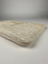 Load image into Gallery viewer, Chanel Woven Raffia Large Cosmetic O-Case Clutch Beige Gold
