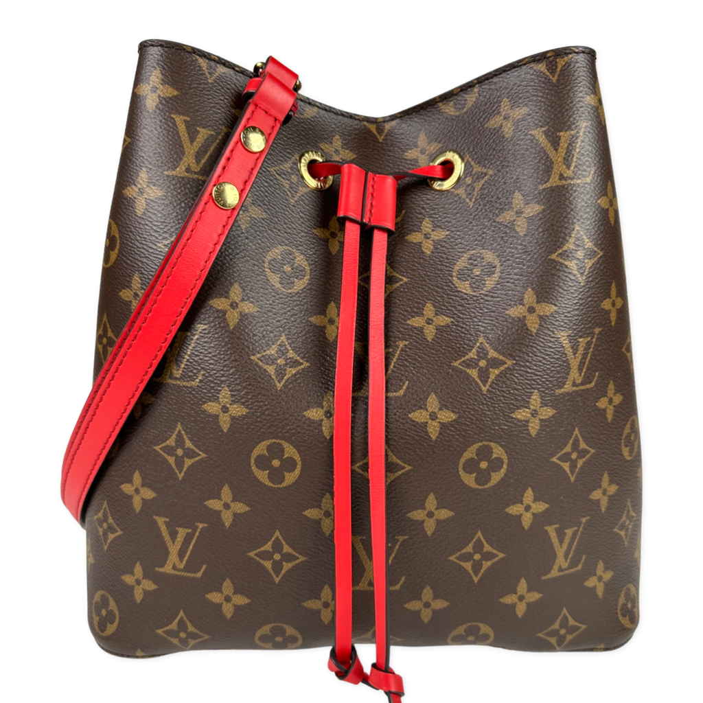 Louis Vuitton NeoNoe MM Monogram Canvas Poppy