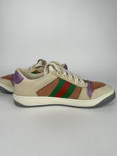 Load image into Gallery viewer, Gucci Screener Sneaker Purple Pink Cream Size 37.5EU