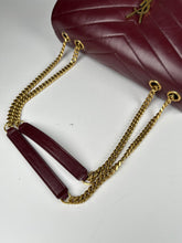Load image into Gallery viewer, Saint Laurent Medium LouLou Matelasse Burgundy