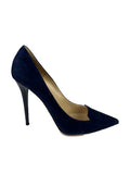 Jimmy Choo Navy Suede Pointed Toe Pump size 39EU