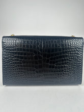 Load image into Gallery viewer, Saint Laurent Black Calfskin Classic Monogram Kate Tassel Medium