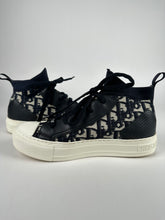 Load image into Gallery viewer, Dior Walk n Dior Mid Top Sneaker Blue Oblique size 37EU