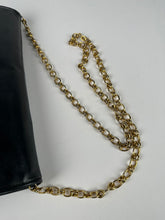 Load image into Gallery viewer, Chanel Vintage Lambskin CC Embroidered Clutch On Chain Black