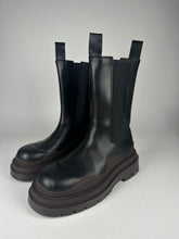 Load image into Gallery viewer, Bottega Veneta Tire Chelsea Boot Black/Ebony Size 39.5 EU