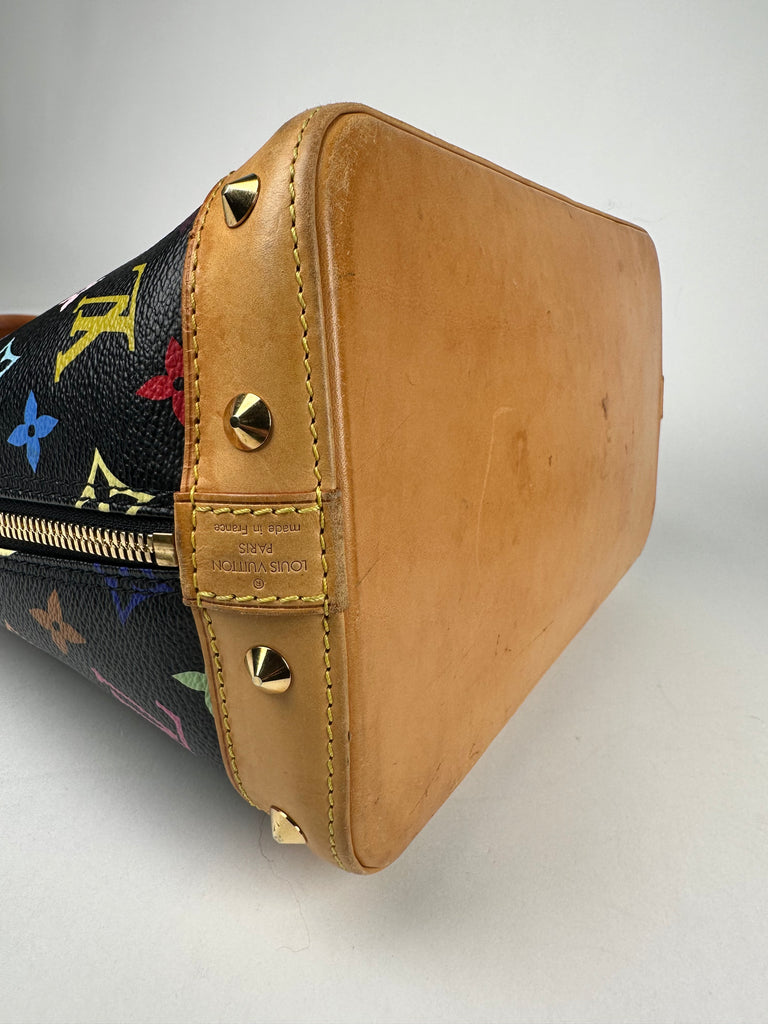 Louis Vuitton Monogram Multicolor Alma PM Black