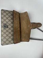 Load image into Gallery viewer, Gucci Monogram GG Small Dionysus Shoulder Bag Beige Crystal Detail