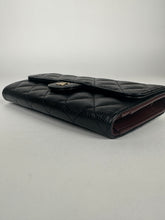 Load image into Gallery viewer, Chanel Caviar Quilted Medium Flap Wallet Black