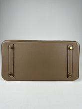 Load image into Gallery viewer, Hermes Birkin 30 Evercolor Leather Etoupe GHW