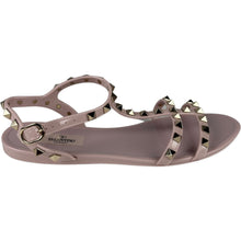 Load image into Gallery viewer, Valentino Garavani Rockstud Flat Rubber Sandals size 39EU