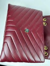 Load image into Gallery viewer, Saint Laurent Medium LouLou Matelasse Burgundy