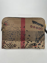 Load image into Gallery viewer, Burberry Sketchbook Series Canvas Logo Pouch
