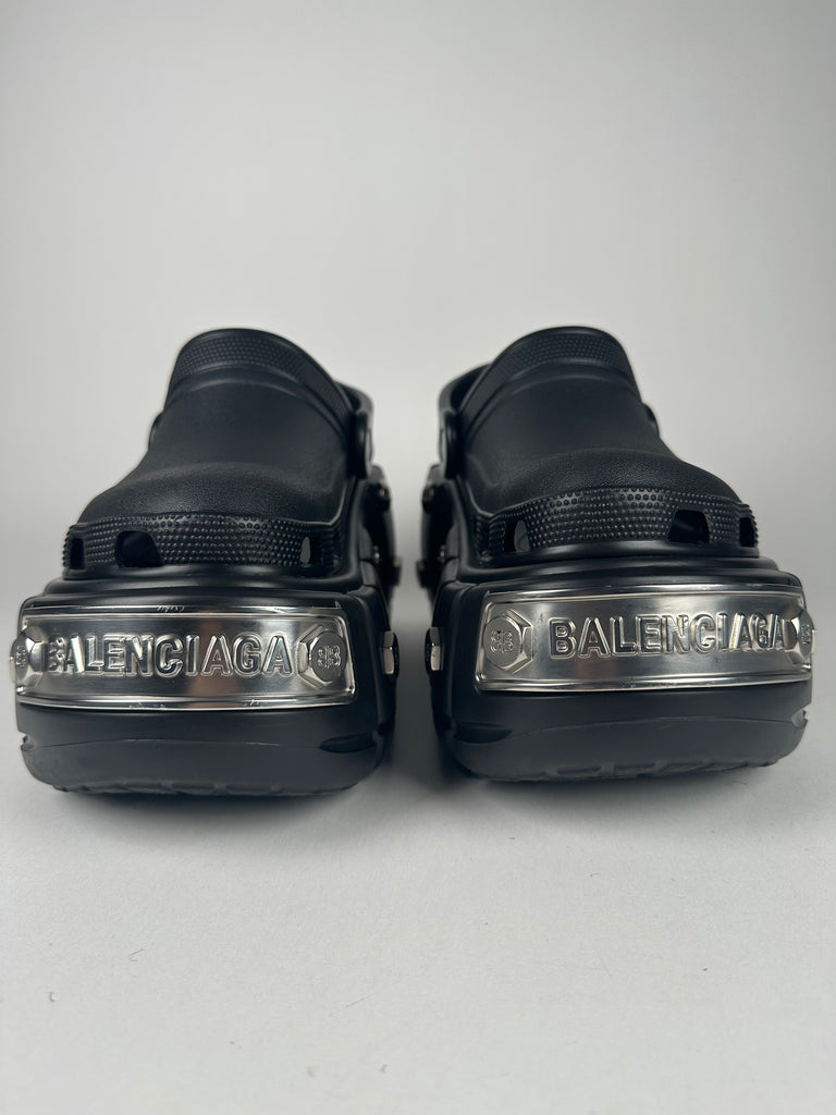 Balenciaga HARDCROCS Mule Black Size 38EU – Sacdelux