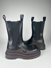 Load image into Gallery viewer, Bottega Veneta Tire Chelsea Boot Black/Ebony Size 39.5 EU