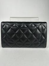 Load image into Gallery viewer, Chanel Caviar Quilted Medium Flap Wallet Black