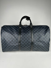Load image into Gallery viewer, Louis Vuitton Keepall 55 Bandoliere Damier Cobalt