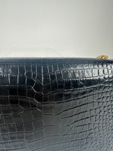 Load image into Gallery viewer, Saint Laurent Black Calfskin Classic Monogram Kate Tassel Medium