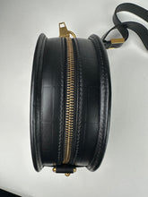 Load image into Gallery viewer, Balmain 1945 Disco Monogram Jacquard Round Bag Black White