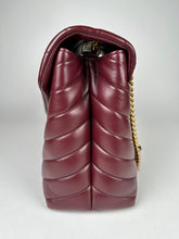 Load image into Gallery viewer, Saint Laurent Medium LouLou Matelasse Burgundy