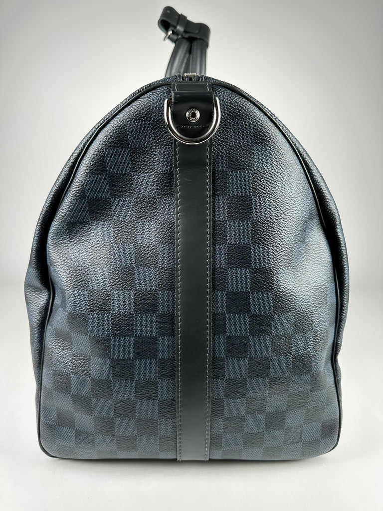 Louis Vuitton Damier Graphite Keepall Bandoulière 55 - Black