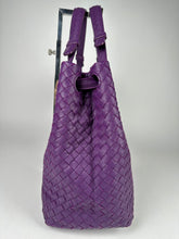 Load image into Gallery viewer, Bottega Veneta Nappa Intrecciato Garda Tote Purple