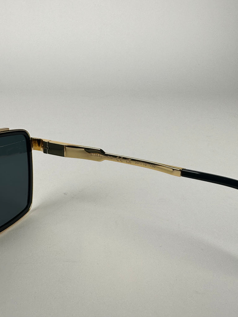 Louis Vuitton 1.1 Evidence Metal Square Sunglasses Gold