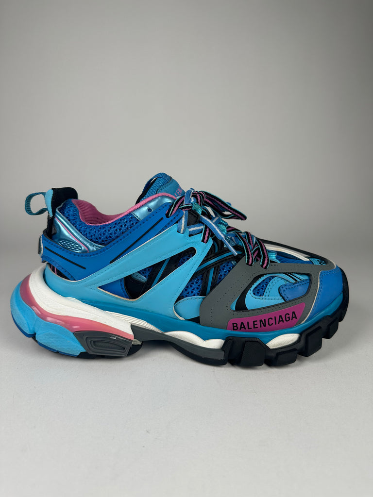 Balenciaga Track Sneakers Pink Blue Black White size 35EU