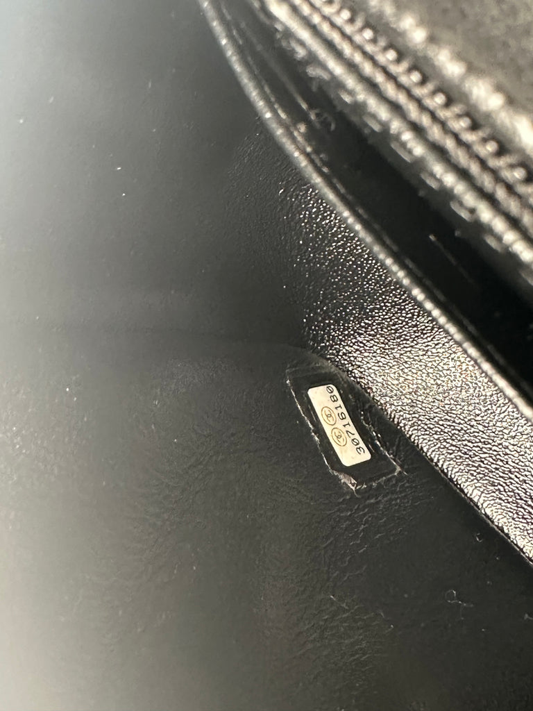 Chanel Square Mini Flap Black Lambskin