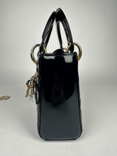 Load image into Gallery viewer, Dior Mini Lady Dior Black Patent Cannage Calfskin