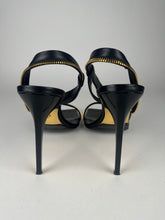 Load image into Gallery viewer, Versace Safety Pin Stiletto Sandals 41EU