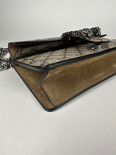 Load image into Gallery viewer, Gucci Monogram GG Small Dionysus Shoulder Bag Beige Crystal Detail