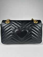 Load image into Gallery viewer, Gucci Marmont Small Shoulder Bag Calfskin Black
