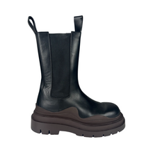Load image into Gallery viewer, Bottega Veneta Tire Chelsea Boot Black/Ebony Size 39.5 EU