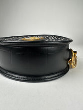 Load image into Gallery viewer, Balmain 1945 Disco Monogram Jacquard Round Bag Black White