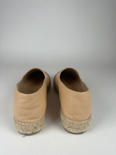 Load image into Gallery viewer, Chanel Lambskin CC Espadrilles Black/Beige 39EU