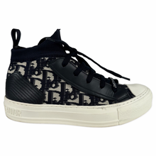 Load image into Gallery viewer, Dior Walk n Dior Mid Top Sneaker Blue Oblique size 37EU