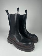 Load image into Gallery viewer, Bottega Veneta Tire Chelsea Boot Black/Ebony Size 39.5 EU