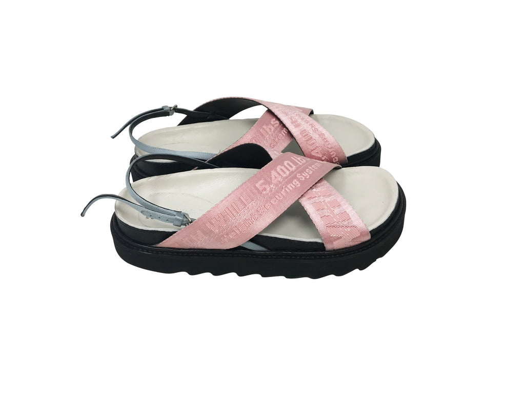 Off White Pink Strap Sandal size 35EU