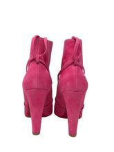 Load image into Gallery viewer, Christian Louboutin Pink Suede Booties Size 39.5